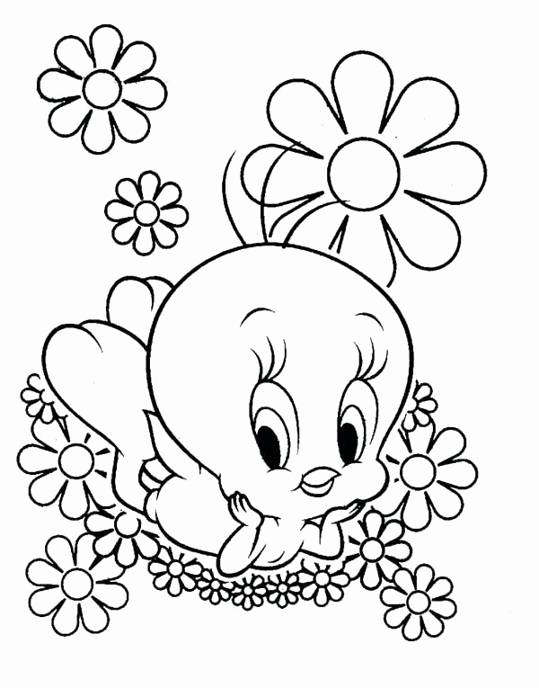 600x765 All Baby Looney Tunes Coloring Pages