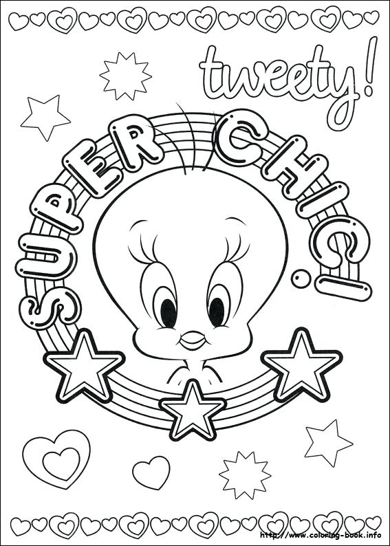 567x794 Tweety Coloring Pages Baby Looney Tunes Tweety Coloring Pages
