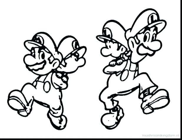 618x476 Luigi Coloring Pages Coloring Pages Pics Coloring Appealing