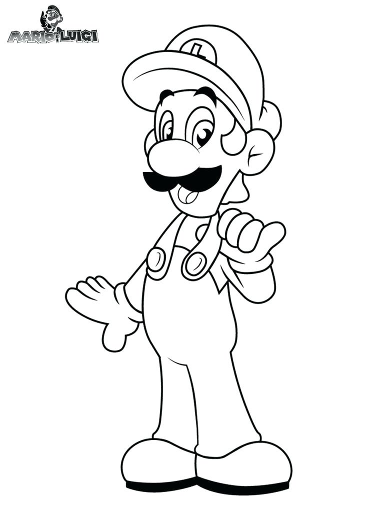 736x1030 Baby Luigi Para Colorear Coloring Pages Imagenes De Baby Mario Y