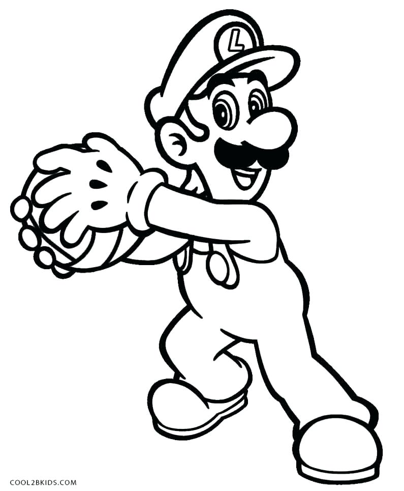 795x965 Baby Mario And Luigi Coloring Pages Pineapple Peach Printable