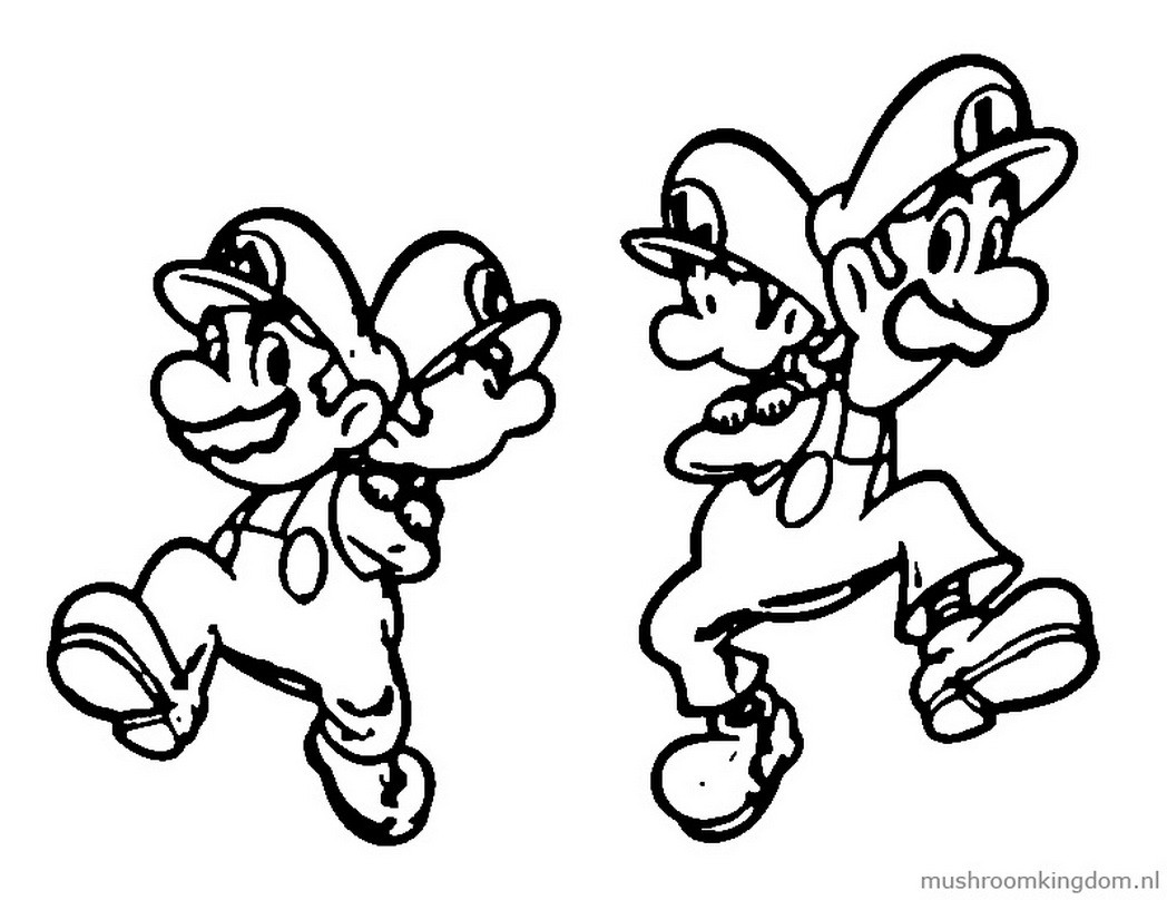 1048x808 Baby Mario Coloring Pages Wagashiya