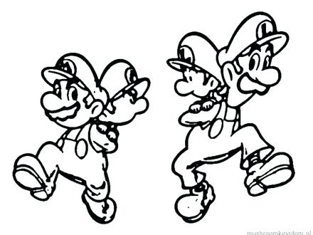 440x330 Mario And Luigi Coloring
