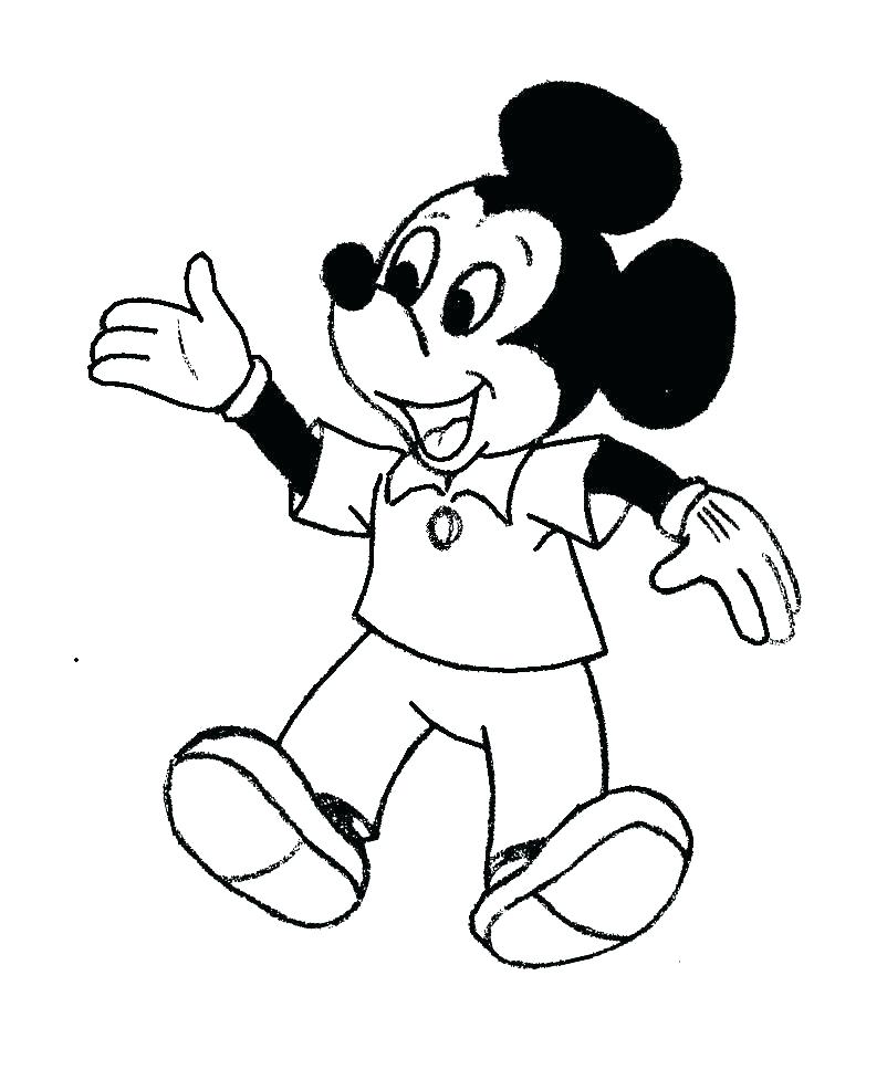802x968 Baby Mickey Mouse Coloring Pages Here Are Mouse Coloring Page