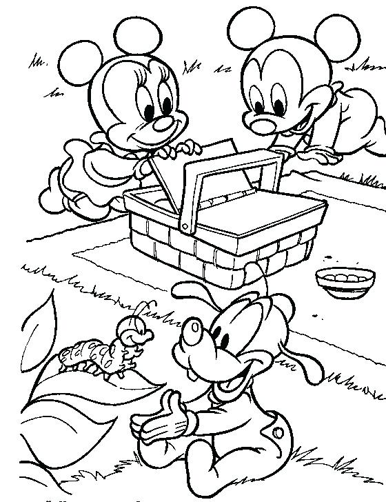 560x728 Mickey Mouse Baby Coloring Pages Clever Design Mickey Mouse Mouse