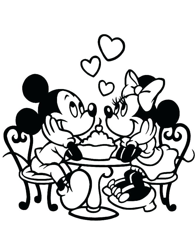 670x840 Mickey And Friends Coloring Pages