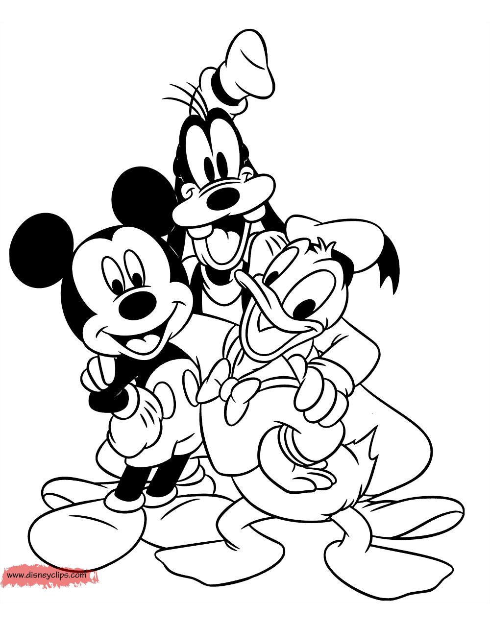 1000x1278 Baby Mickey And Friends Coloring Pages Coloring Pages