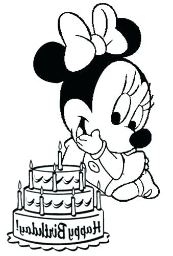 339x500 Baby Mickey Coloring Pages Baby Mickey Coloring Pages Modest