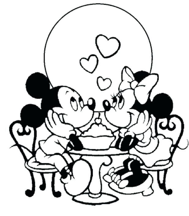 618x706 Mickey Birthday Coloring Pages Mouse Color Pages Falling Love Baby