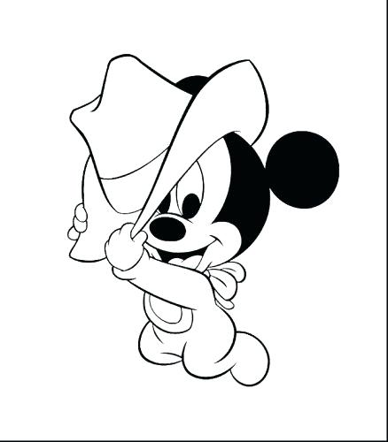 438x500 Baby Mickey Mouse Coloring Pages Baby Mickey Mouse Coloring Pages