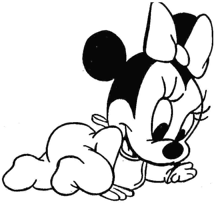 863x815 Baby Mickey Mouse Friends Coloring Pages Of Home