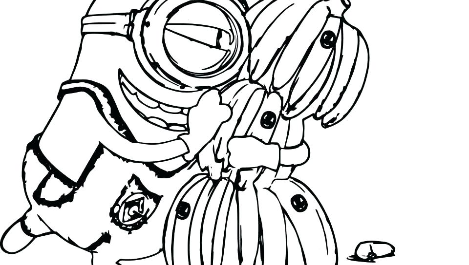 960x544 Minion Coloring Pictures Baby Minion Coloring Page