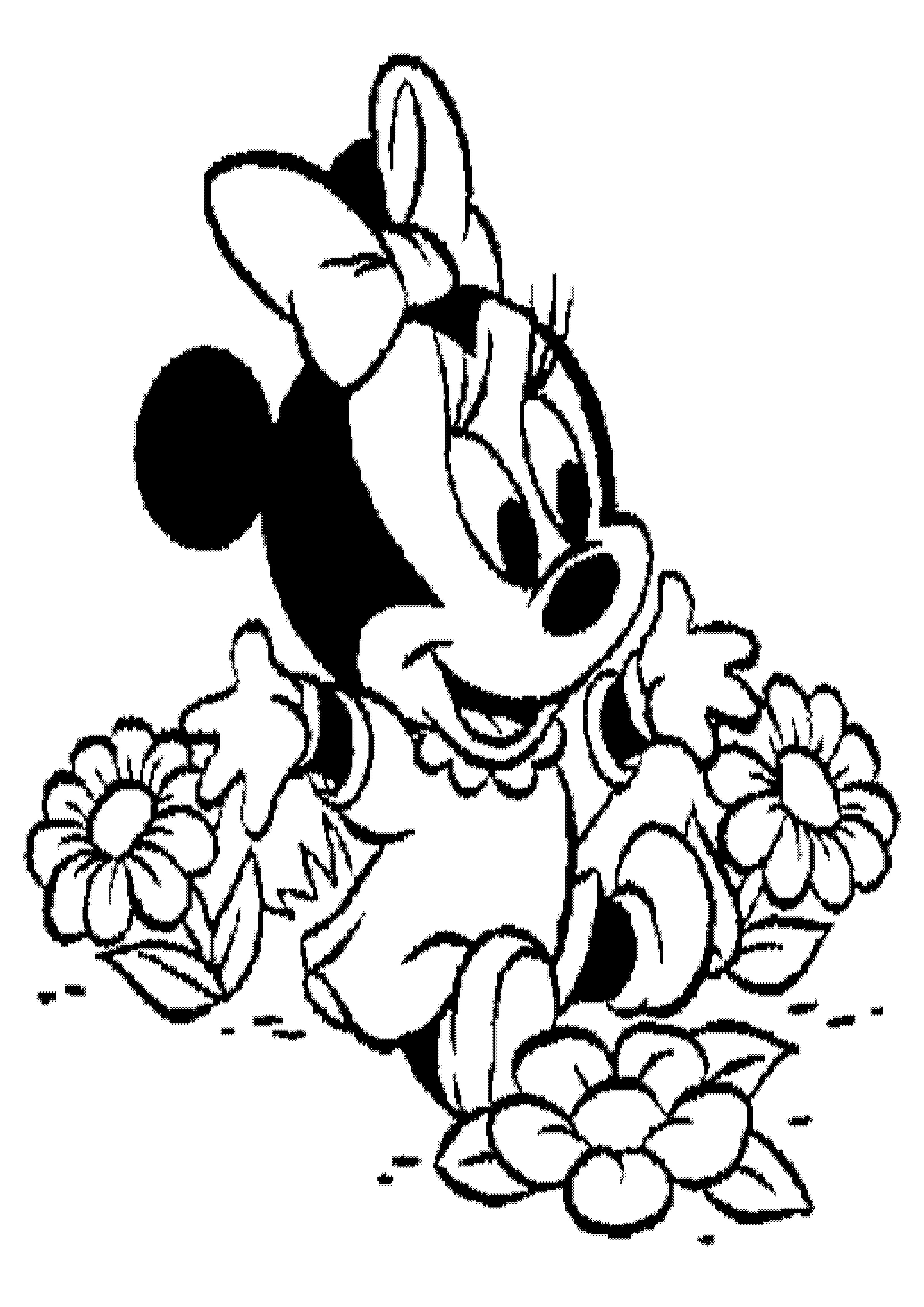 4960x7015 Baby Mickey Mouse Coloring Pages To Print New Baby Minnie Mouse