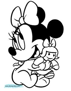 236x301 Baby Minnie Mouse Coloring Pages
