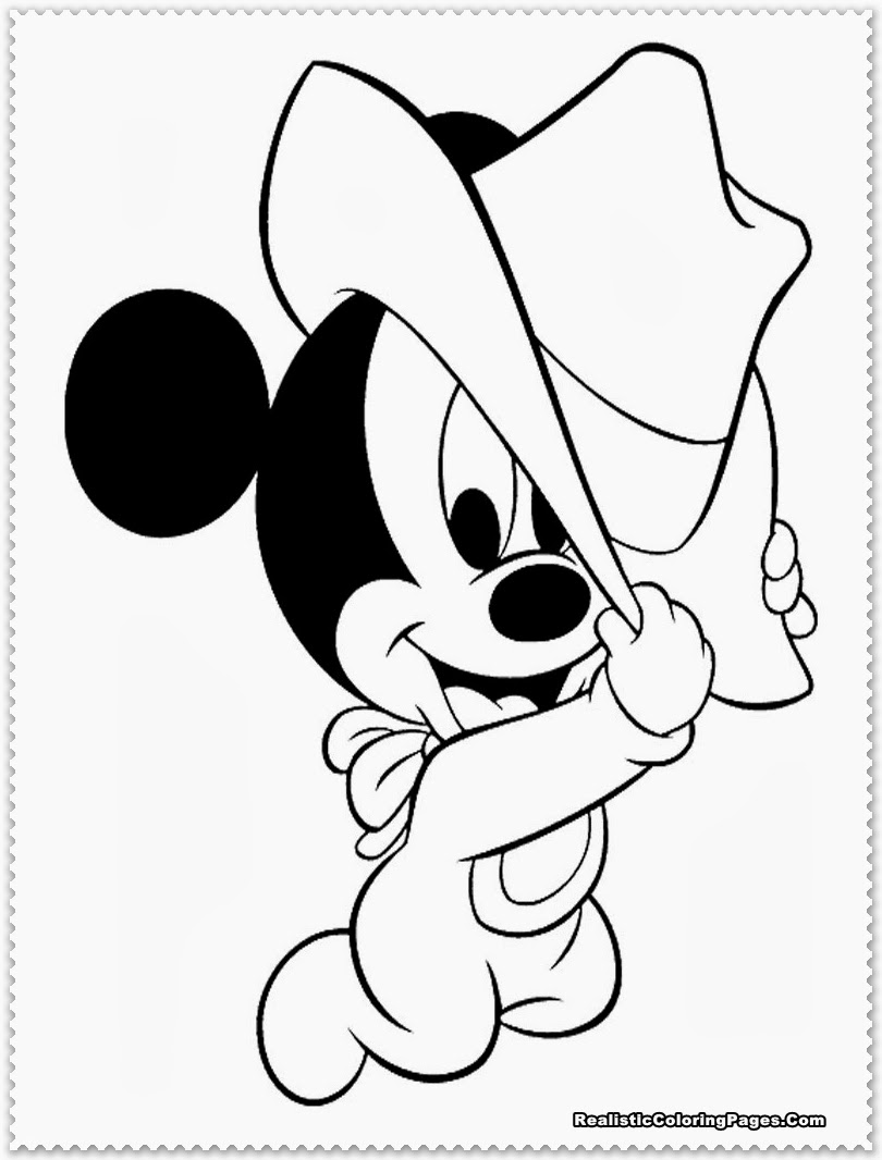 810x1066 Cute Baby Mickey Mouse Coloring Pages
