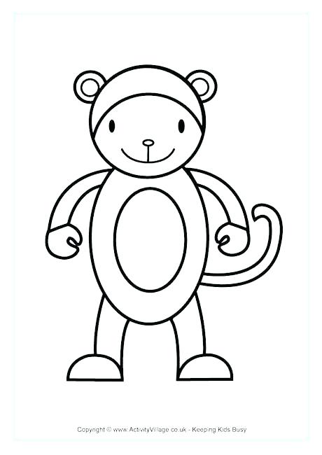 460x650 Coloring Page Monkey Top Rated Baby Monkey Coloring Pages Pictures