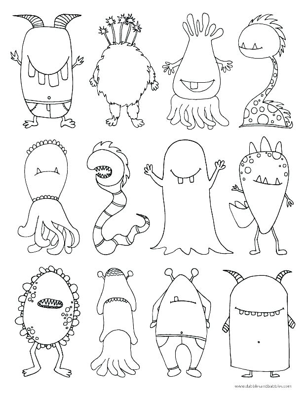 620x802 Free Monster Coloring Pages Monsters Inc Coloring Pages Printable