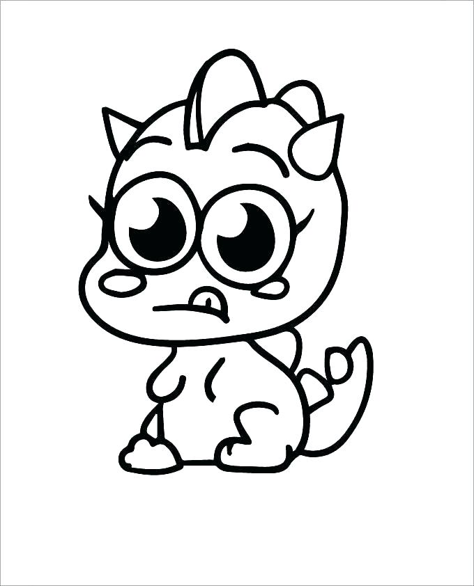 680x842 Ster Coloring Book Cookie Coloring Pages Marvelous Baby Monster
