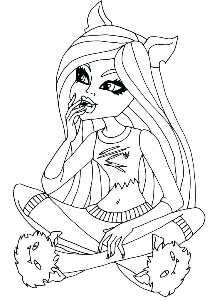722x1024 Monster High Coloring Pages Baby Monster High Coloring Pages Free