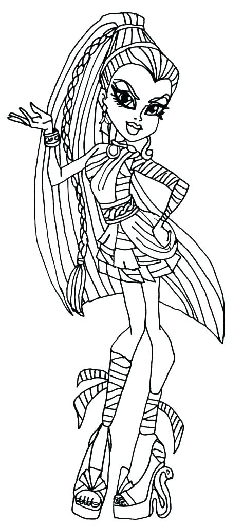 473x1024 Monster High Printable Coloring Sheets Monster High Coloring Pages