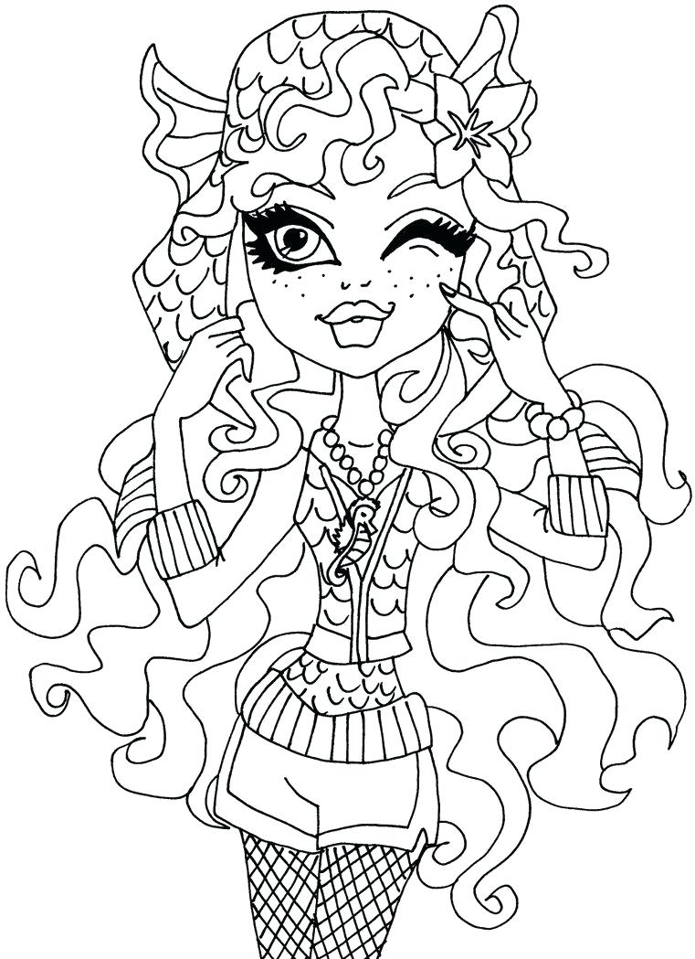 761x1049 Coloring Pages Monster High Coloring Page Colouring Pages