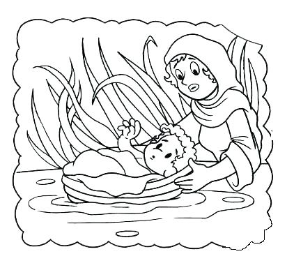 422x397 Moses Coloring Pages Baby Coloring Pages Baby Coloring Pages Photo