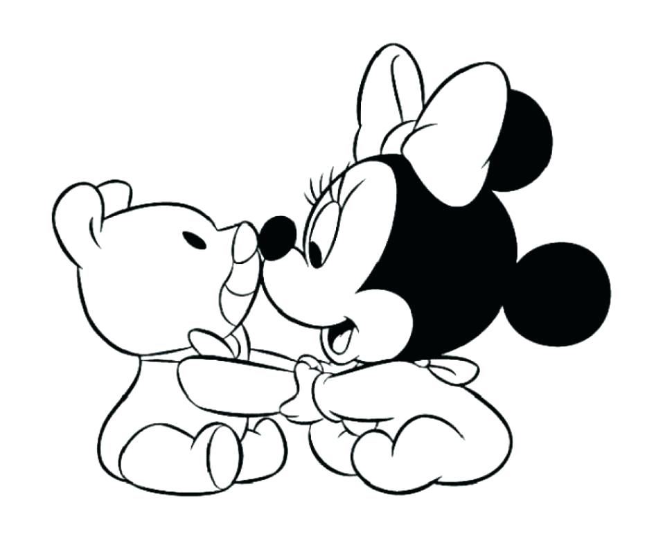 970x797 Baby Mickey Coloring Pages Mini Mouse Coloring Pages Baby Mouse