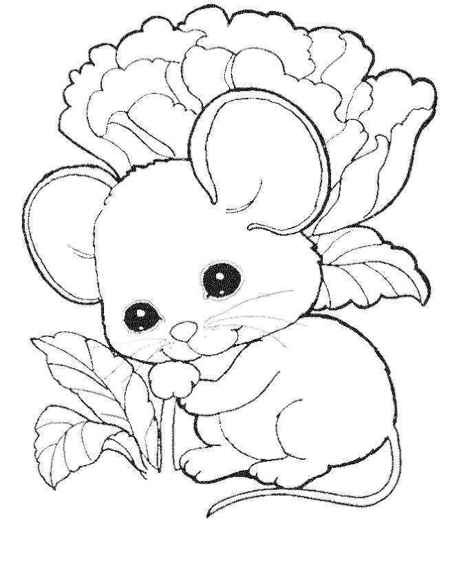 670x843 Beautiful Mouse In Coloring For Kids On Inspirational Baby Minnie