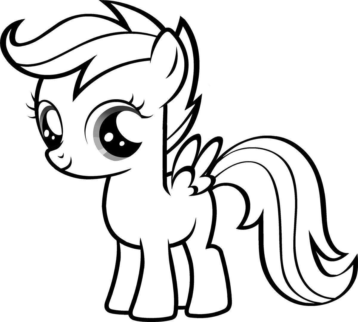 1200x1080 Free Coloring Pages Of Blank Pony My Little Pony Birthday