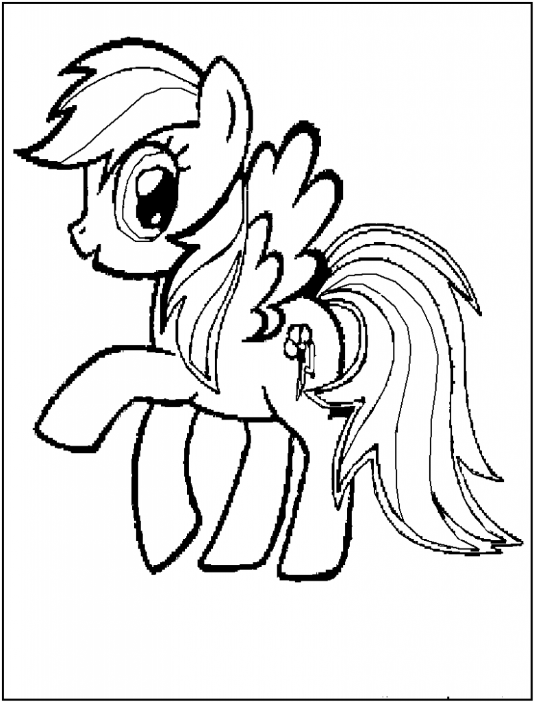 780x1024 Free Printable My Little Pony Coloring Pages For Kids