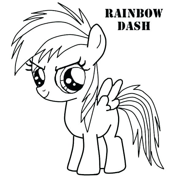618x621 My Little Pony Coloring Pages Fluttershy Baby Page Rainbow Dash