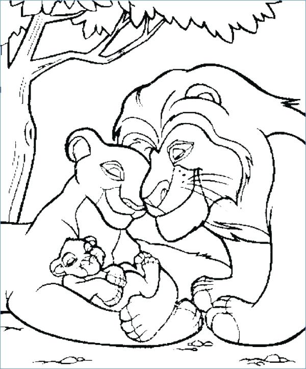 600x723 The Lion King Coloring Page Free Coloring Baby Nala Coloring Pages