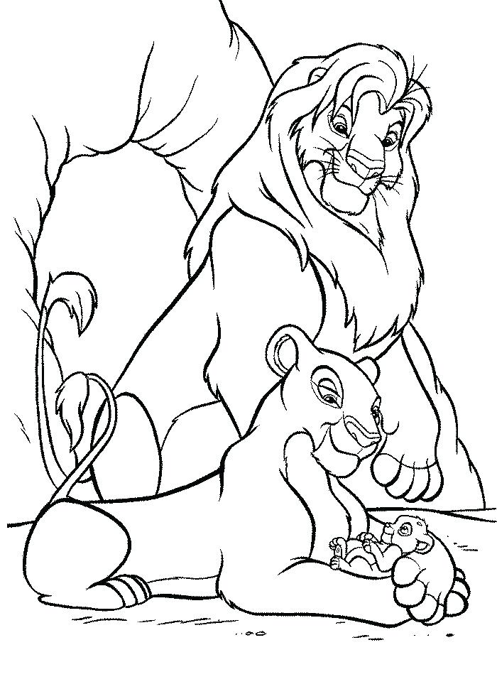 700x970 Nala Coloring Pages
