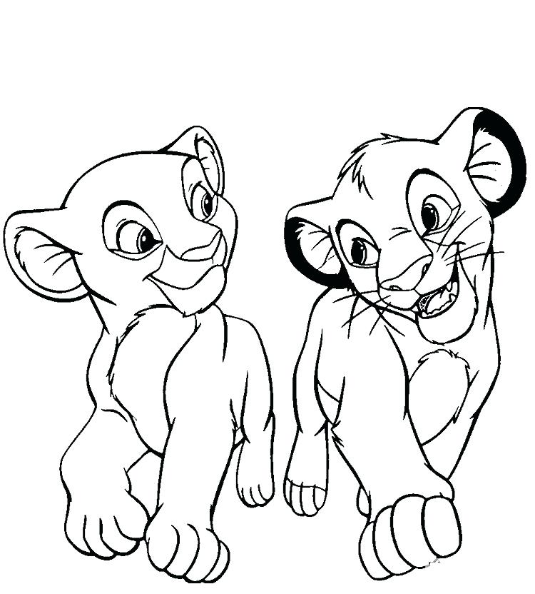 750x832 Coloring Pages Lion King Coloring Pages Nala Coloring Pages