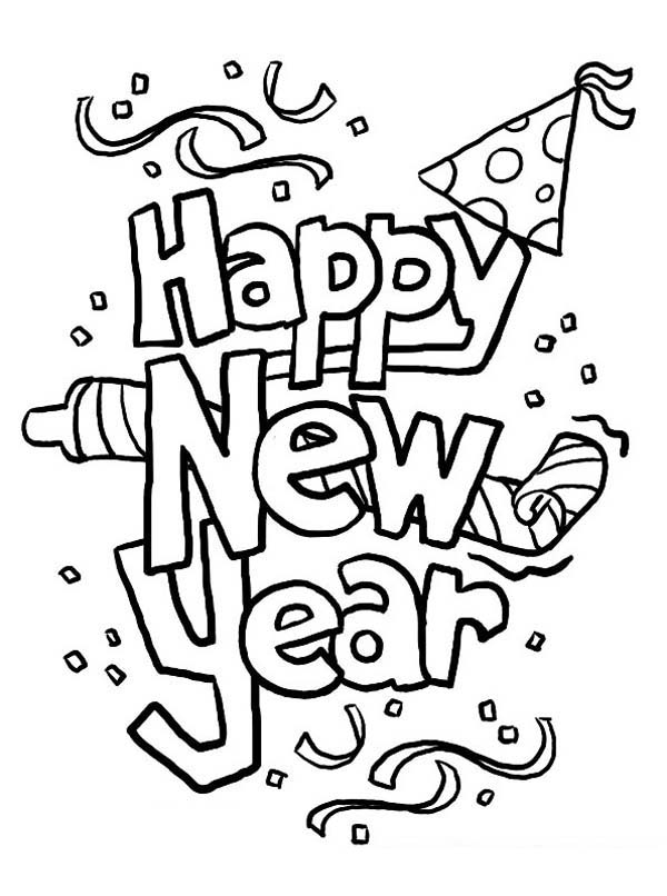 600x806 Beautiful Inspiration New Years Coloring Pages Good Year