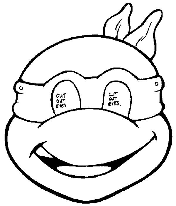 600x701 Top Free Printable Ninja Turtles Coloring Pages Online
