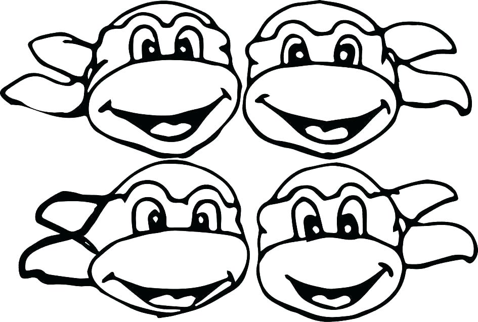 945x637 Ninja Turtle Coloring Page