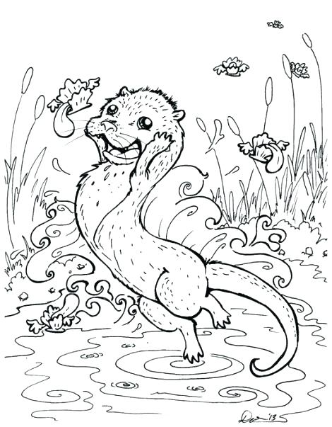 470x603 Sea Otter Coloring Pages Sea Otter Coloring Pages Home Colouring