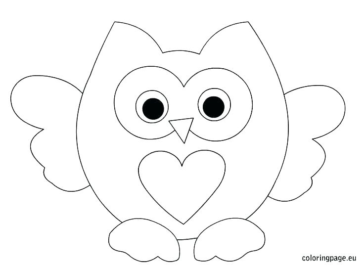 736x544 Owl Coloring Pages To Print Baby Owl Coloring Page Cute Cartoon