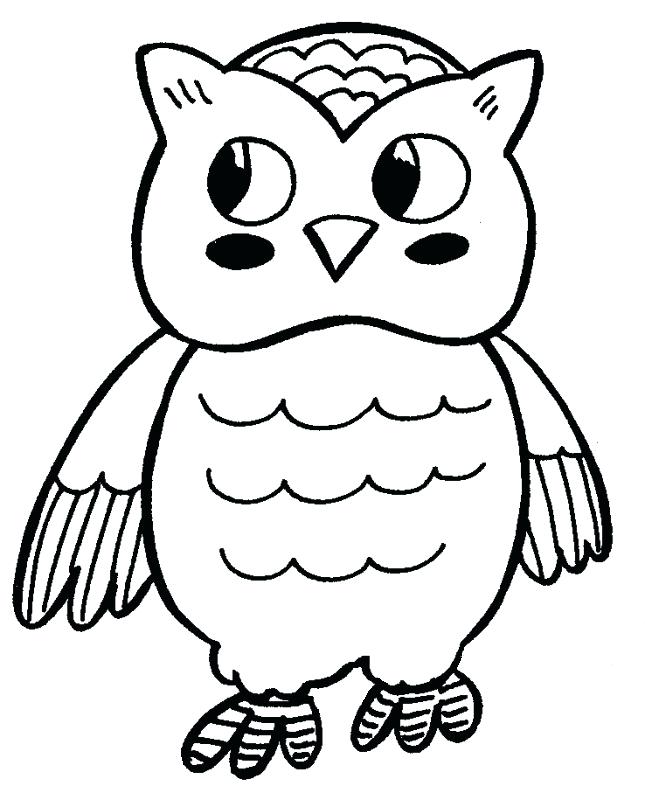 645x800 Baby Owl Coloring Pages Cute Owl Coloring Pages Printable Color