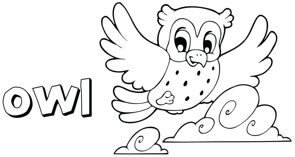 1024x545 Owl Coloring Pages Printable Cartoon Owl Coloring Pages Cute