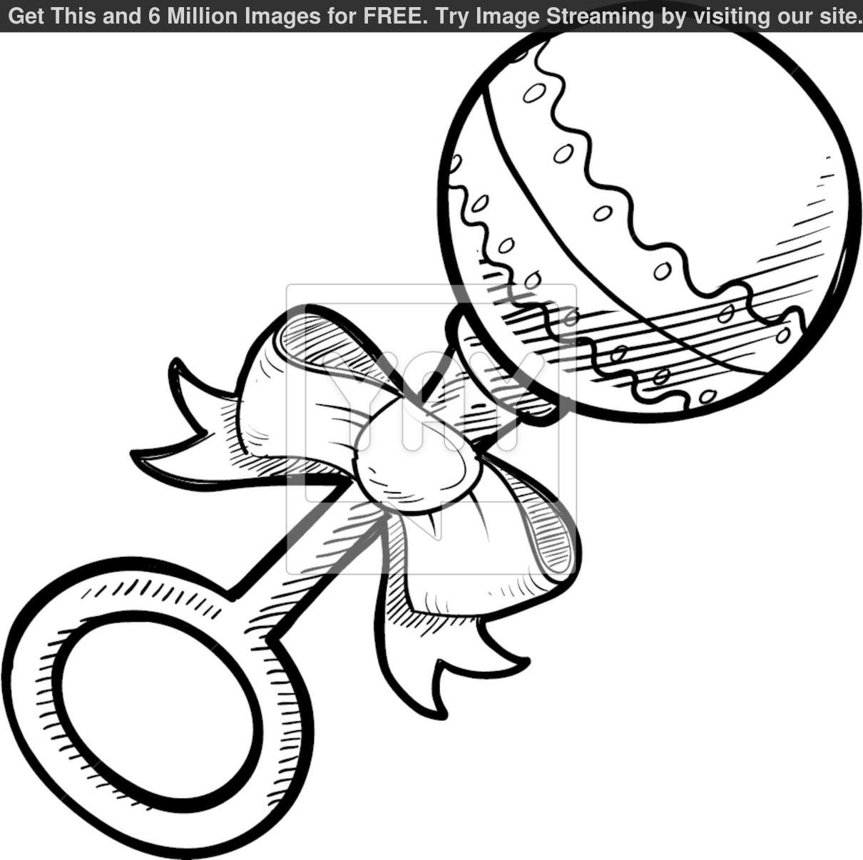 1210x1206 Baby Rattle Coloring Pages Home Outlines, Baby