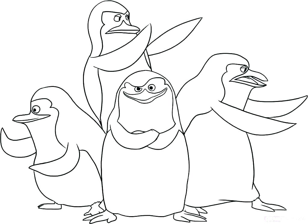1024x745 Penguins Coloring Penguin Coloring Page Penguins Coloring Pages