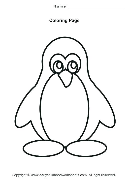 520x730 Penguin Coloring Pages