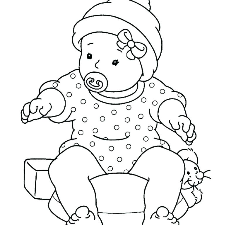 789x768 Baby Doll Coloring Pages Free Printable Baby Doll Coloring Pages