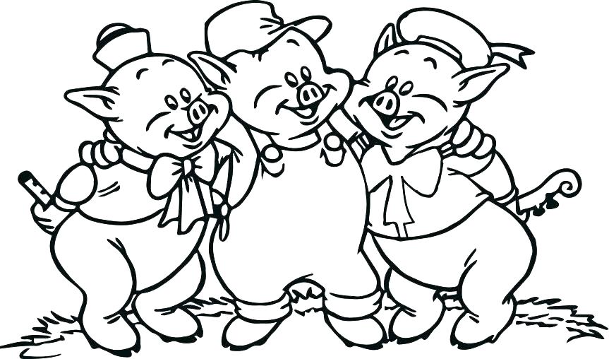 863x508 Coloring Pages Pigs The Pig Coloring Pages Coloring Pages Little