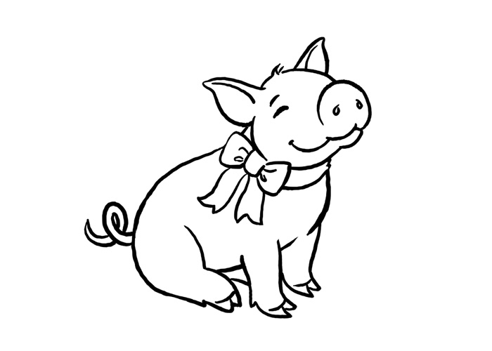 700x500 Pig Coloring Page Animals For Baby Pigs Coloring Pagespig Coloring