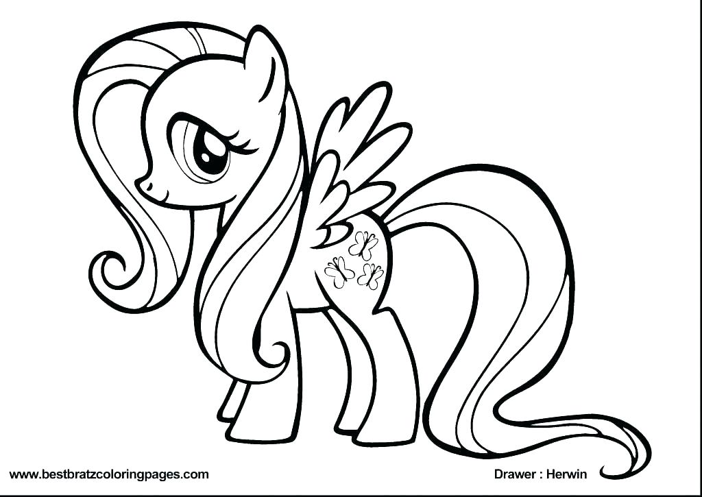 1024x725 My Little Ponies Coloring Pages Professional