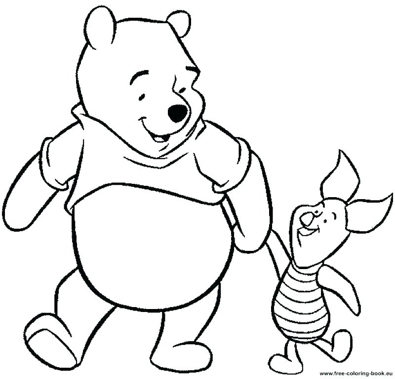800x769 Winnie The Pooh Coloring Page The Pooh Coloring Pages Online New