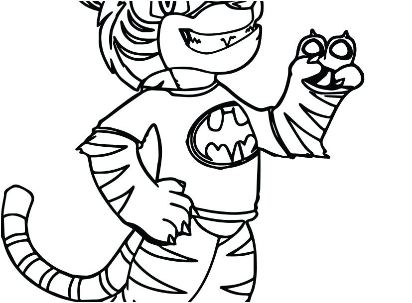 827x609 Baby Tiger Coloring Pages Cartoon Best Tiger Coloring Page